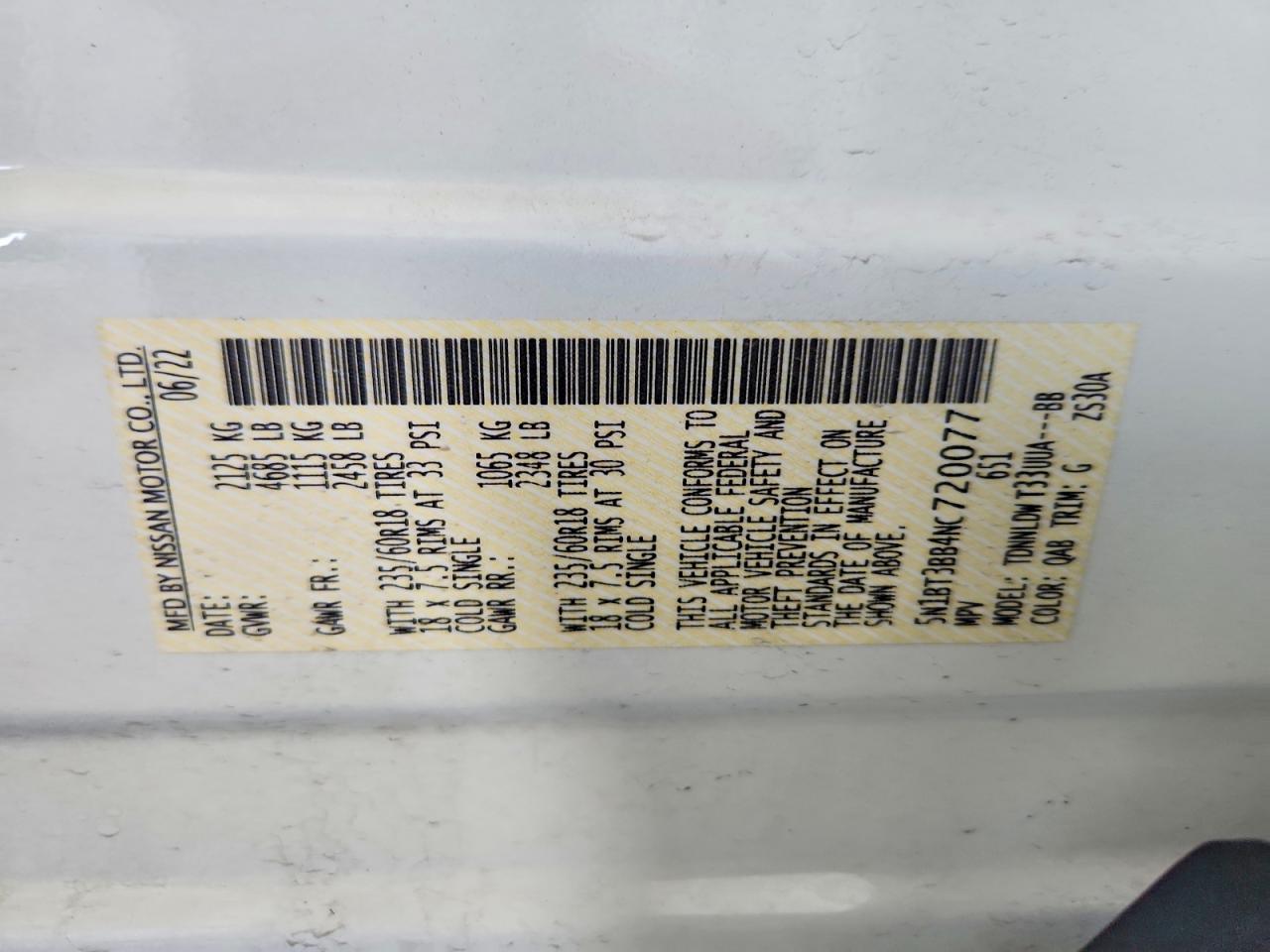 2022 Nissan Rogue Sv - zdjęcie 13