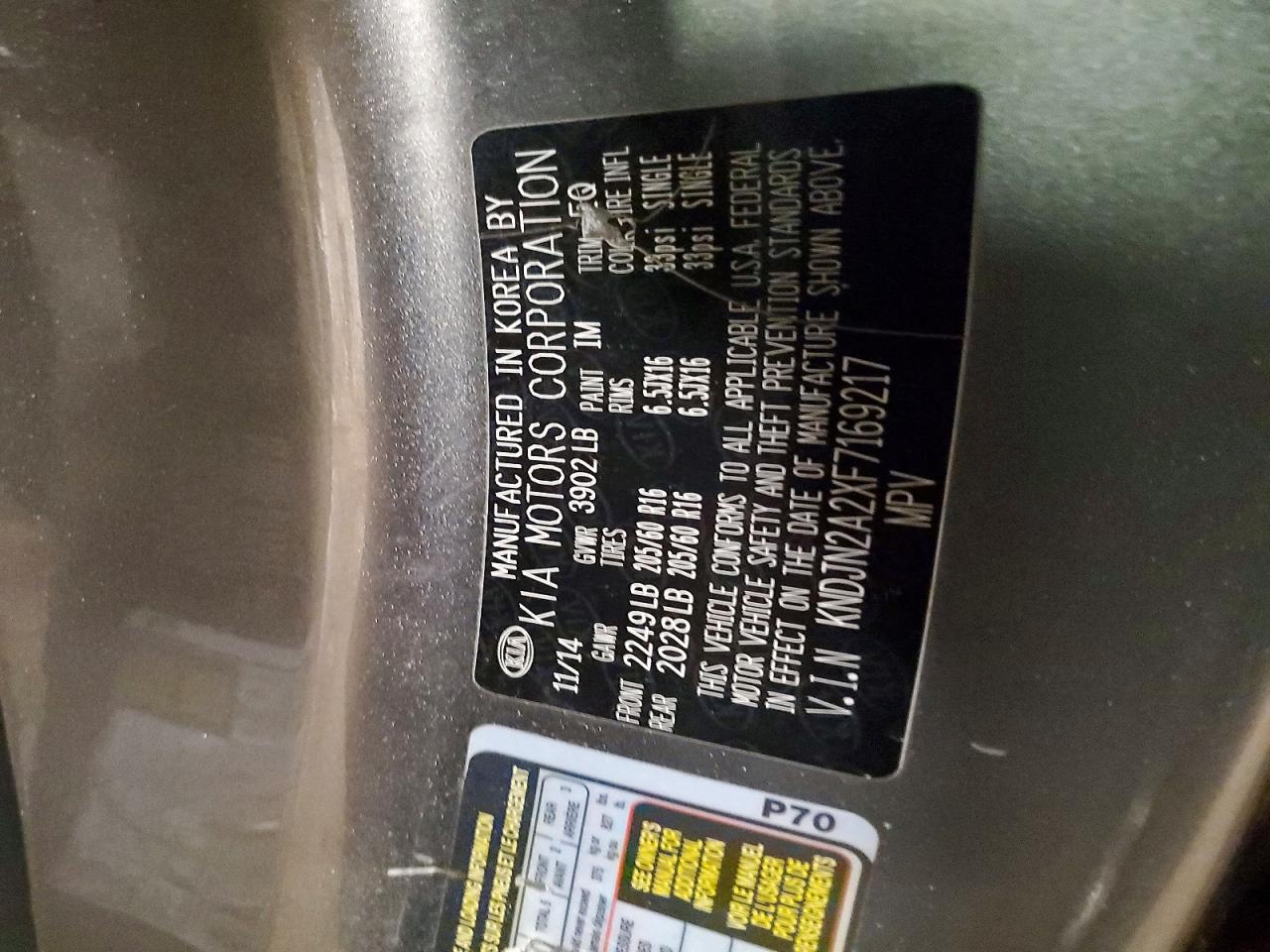 2015 Kia Soul Base - zdjęcie 12