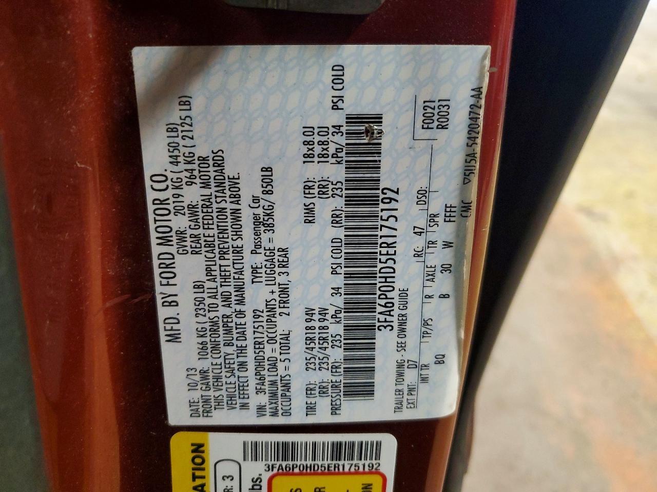 2014 Ford Fusion Se - zdjęcie 12