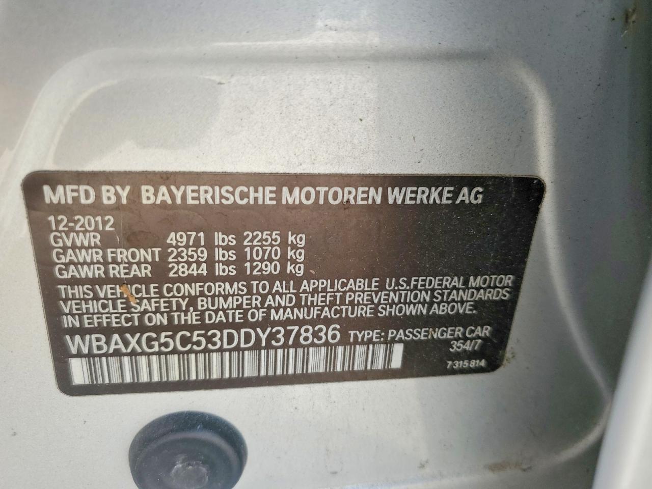 2013 BMW 528 - zdjęcie 12