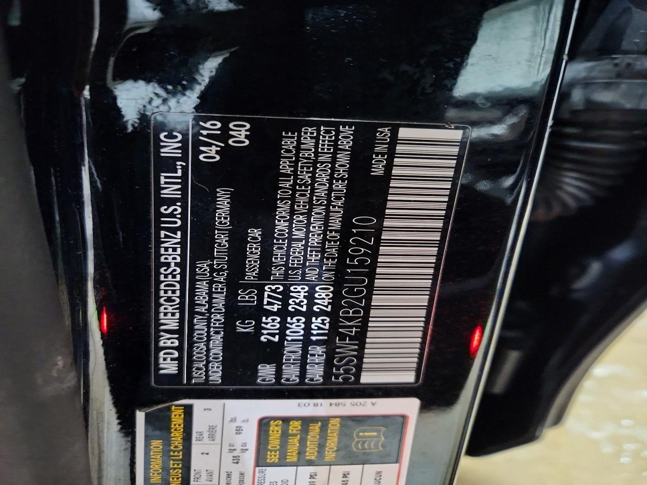 2016 Mercedes-Benz C 300 4Matic - zdjęcie 12
