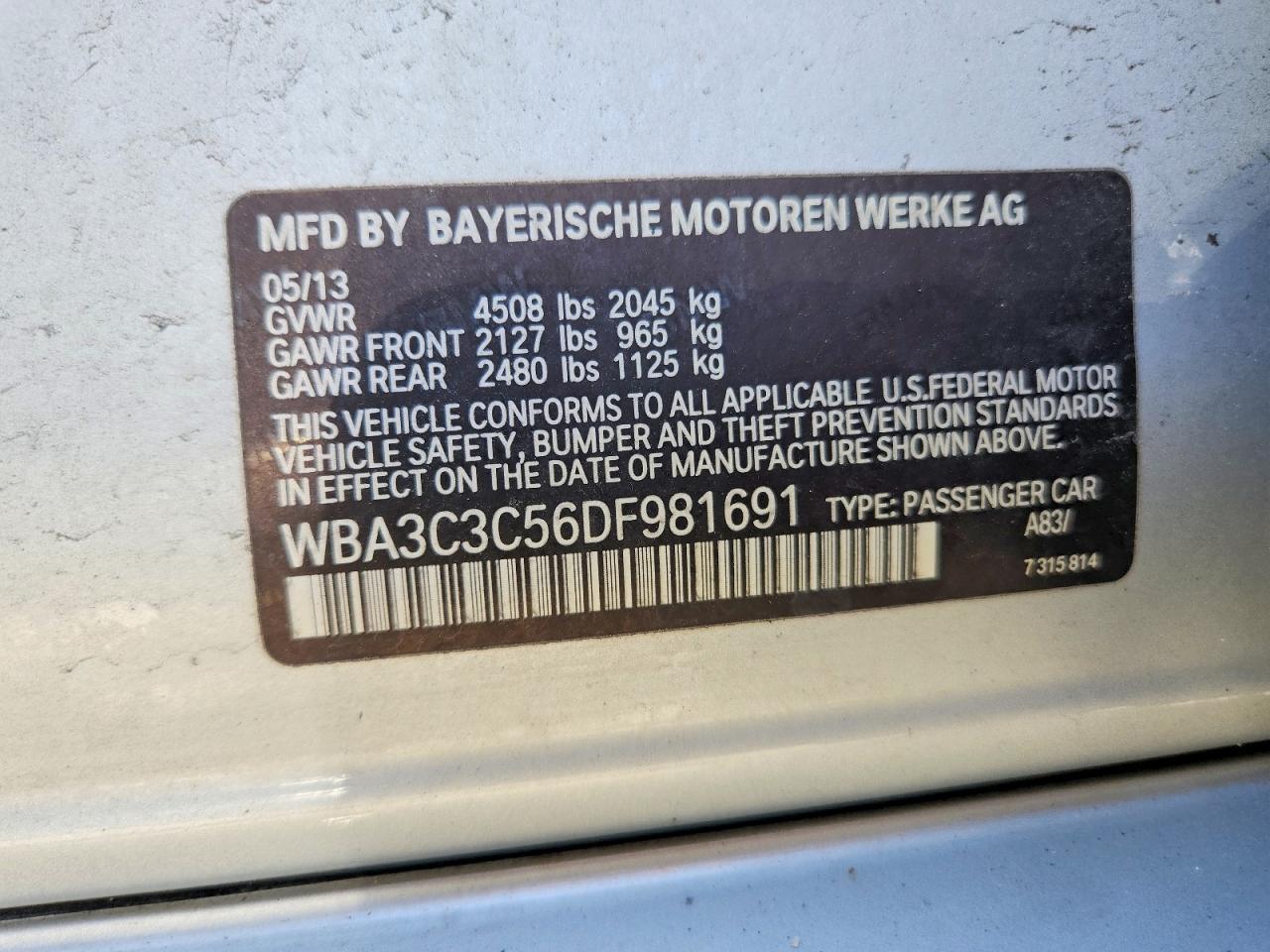2013 BMW 320 I xDrive - zdjęcie 12