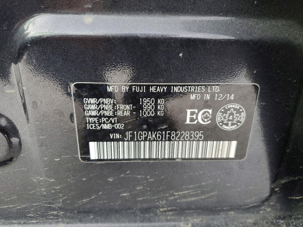 2015 Subaru Impreza Premium Plus - zdjęcie 12