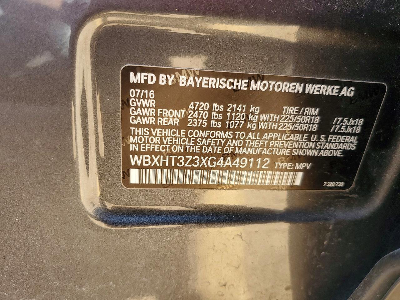 2016 BMW X1 xDrive28I - zdjęcie 12