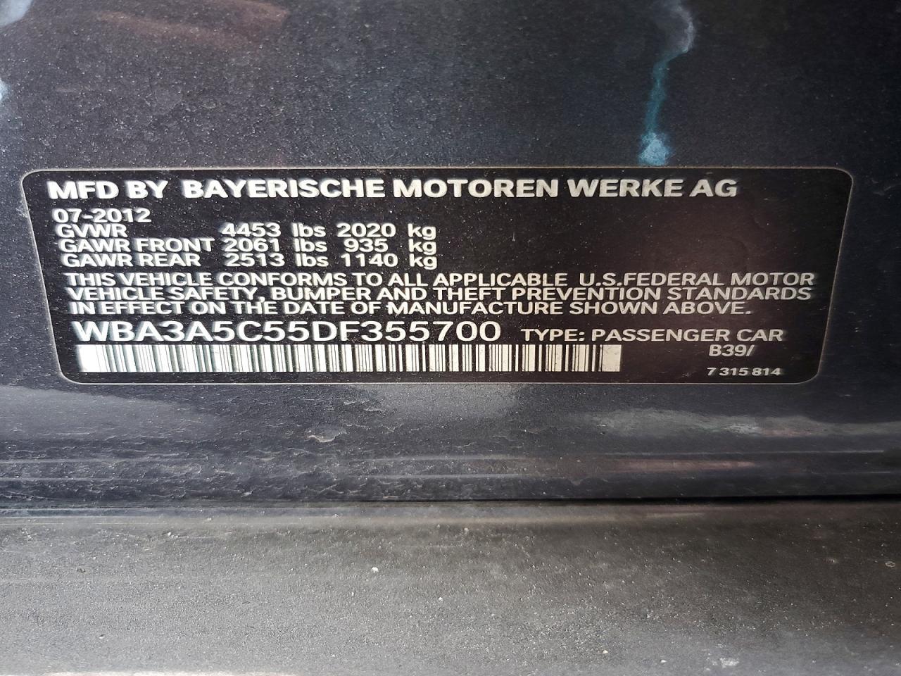 2013 BMW 328 I - zdjęcie 12