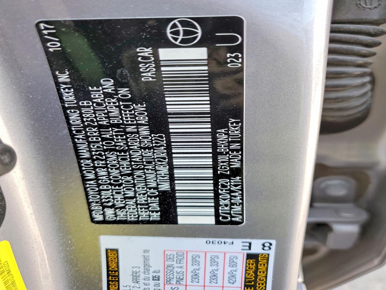 2018 Toyota C-Hr Xle - zdjęcie 12