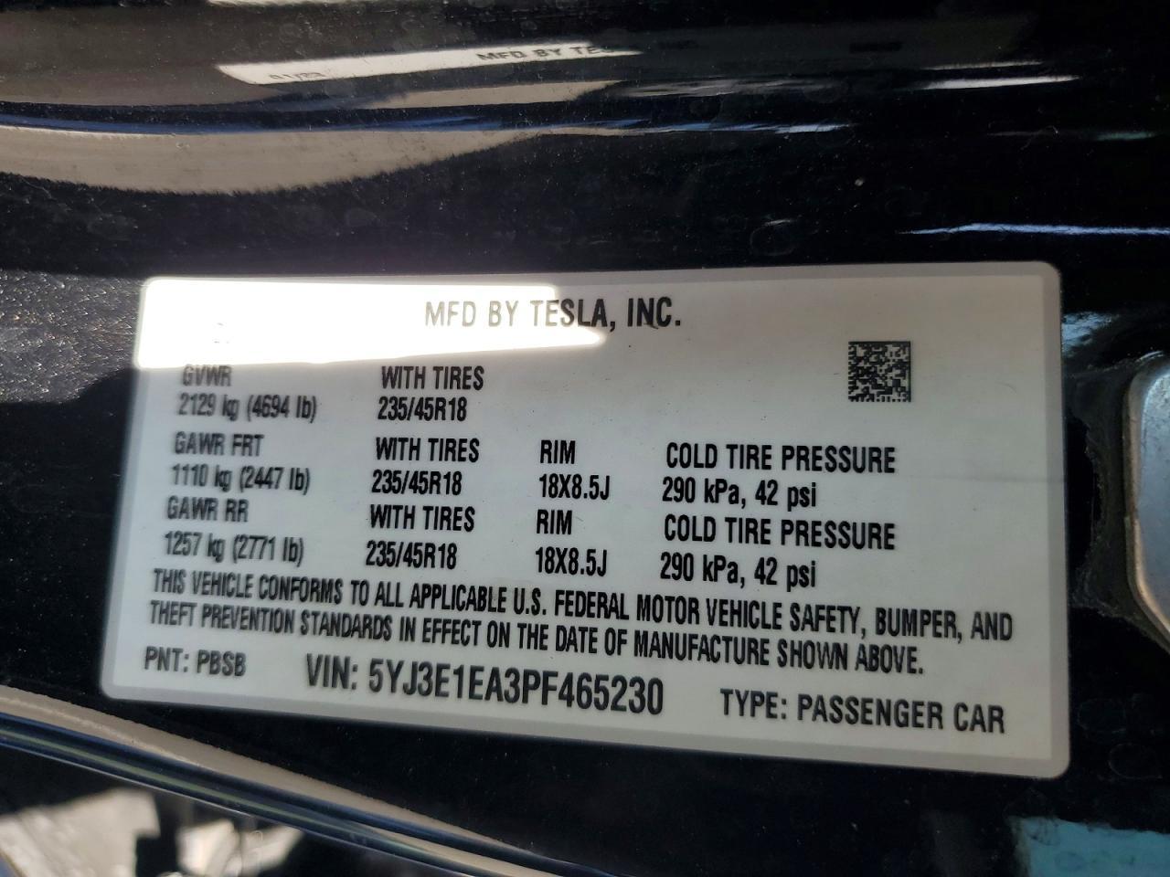 2023 Tesla Model 3 - zdjęcie 12