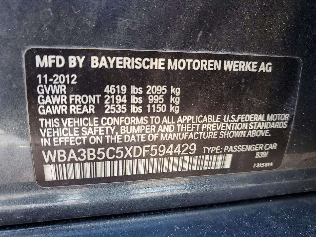 2013 BMW 328 Xi Sulev - zdjęcie 13