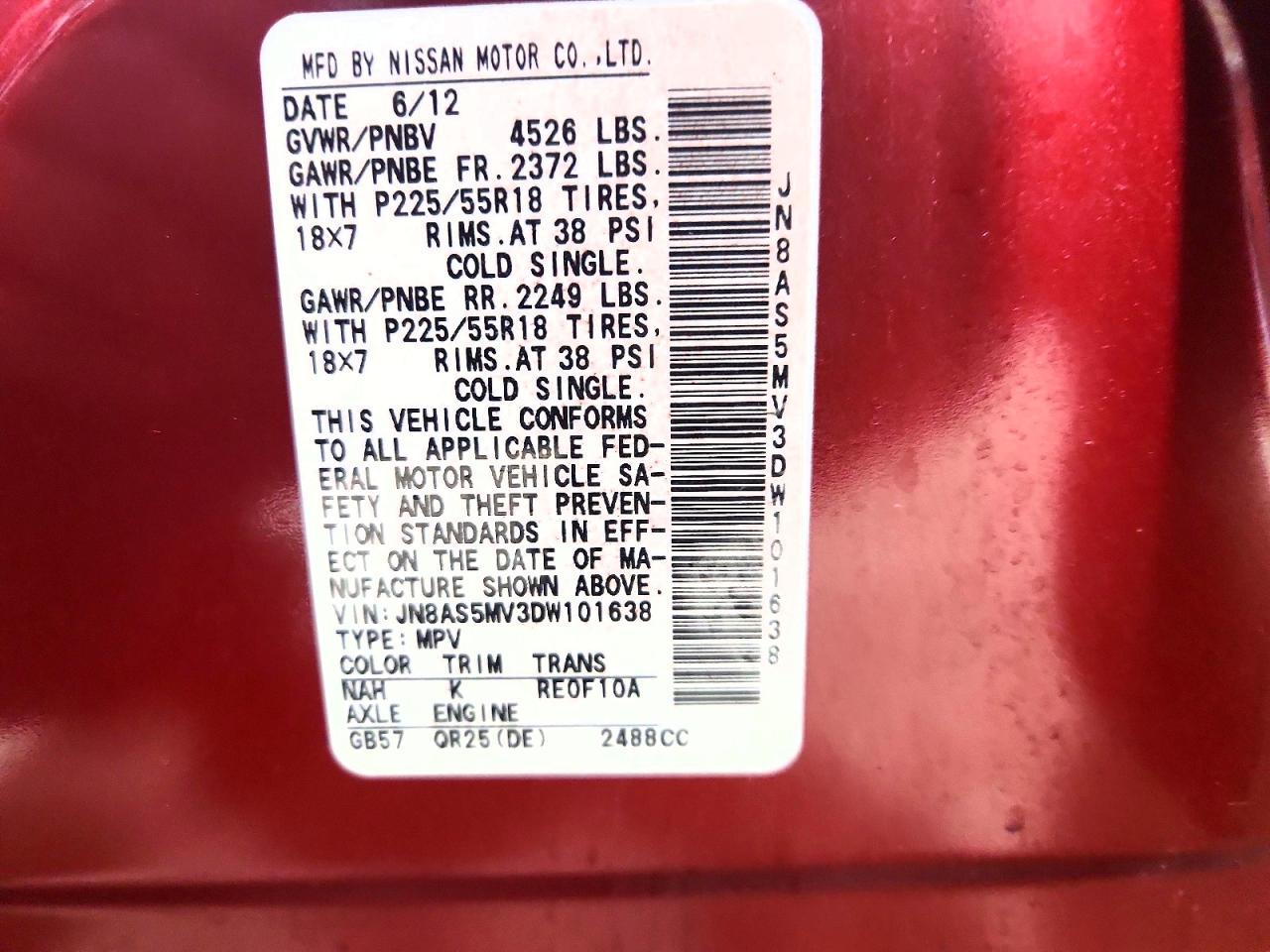 2013 Nissan Rogue S - zdjęcie 13