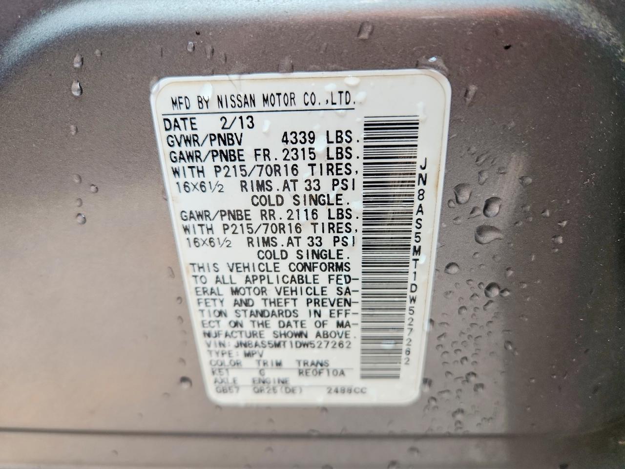 2013 Nissan Rogue S - zdjęcie 13