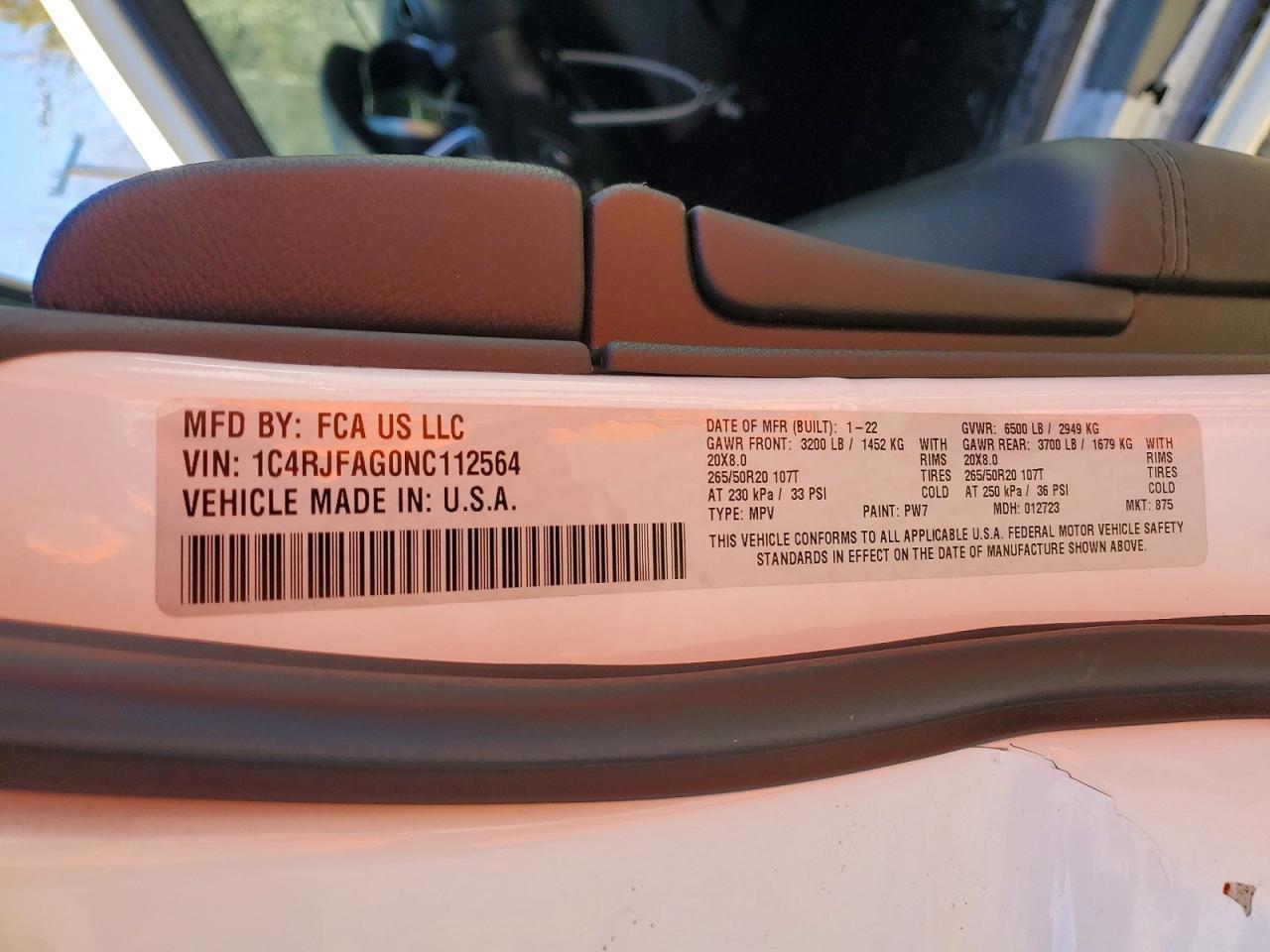 2022 Jeep Grand Cherokee 4Xe 4 - zdjęcie 13