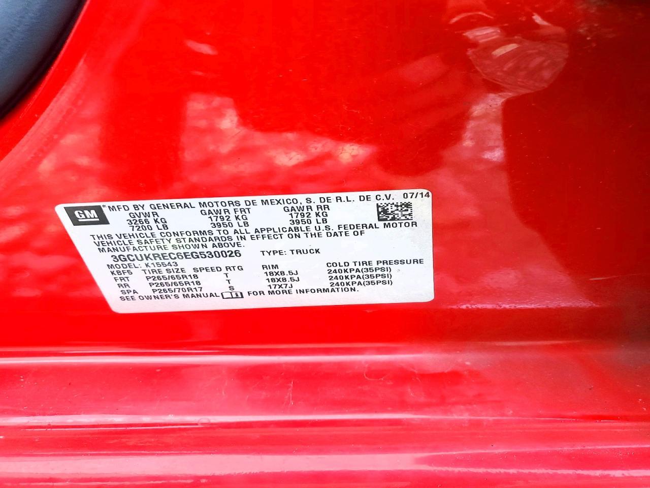 2014 Chevrolet Silverado K1500 Lt - zdjęcie 12