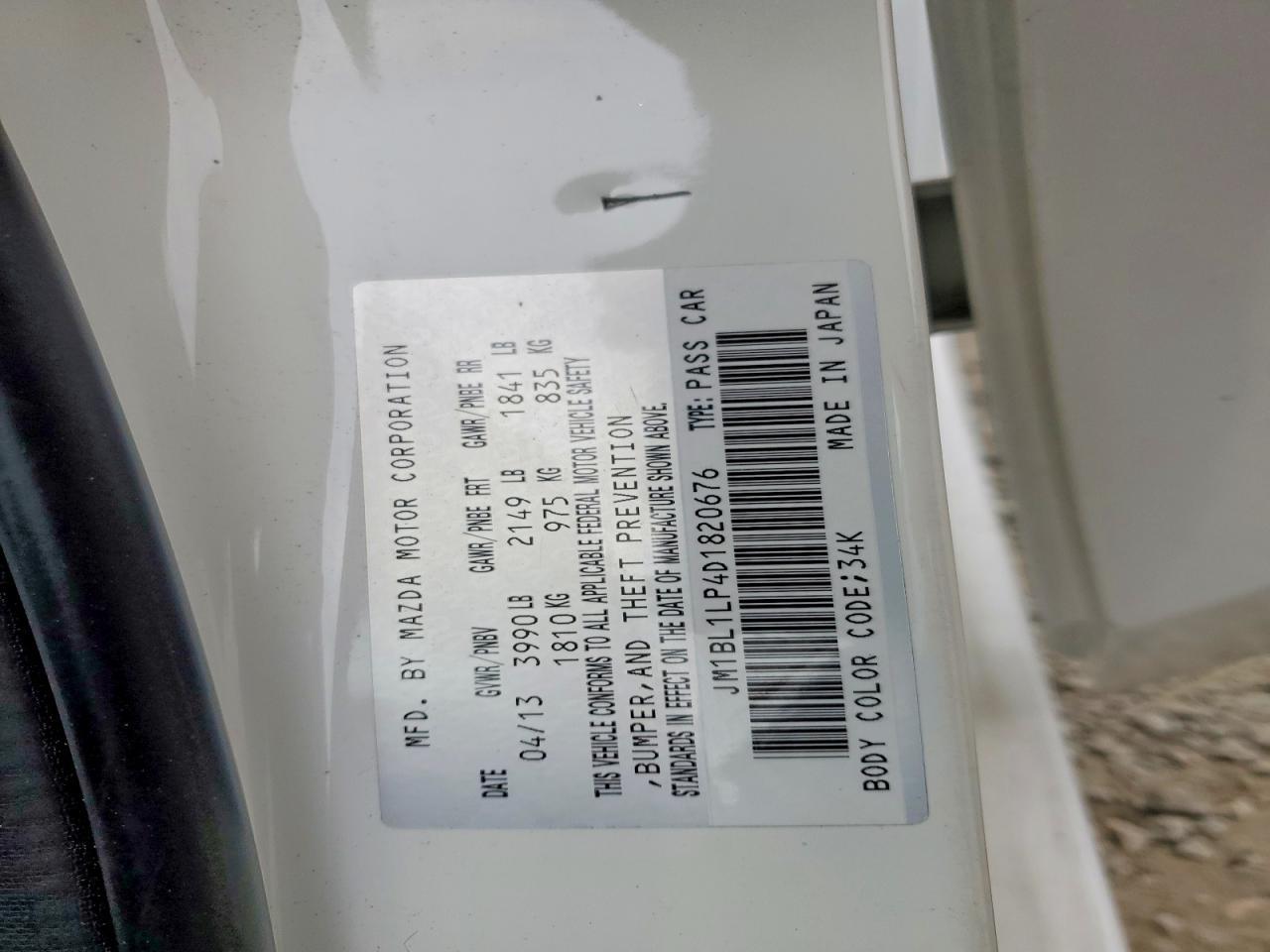 2013 Mazda 3 I - zdjęcie 12