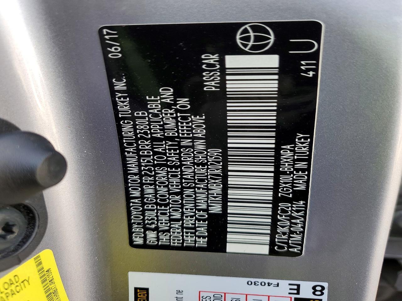 2018 Toyota Ch-Rxle - zdjęcie 14