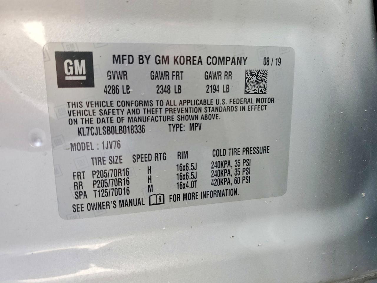 2020 Chevrolet Trax 1Lt - zdjęcie 12