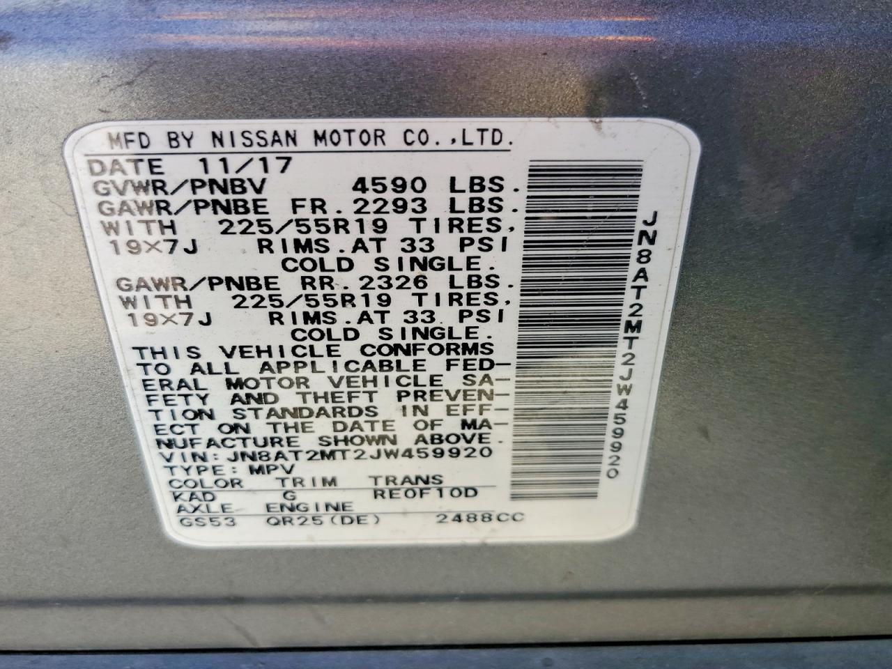 2018 Nissan Rogue Sl - zdjęcie 14