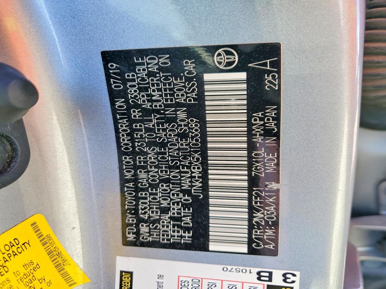 2019 Toyota C-Hr Xle - zdjęcie 14