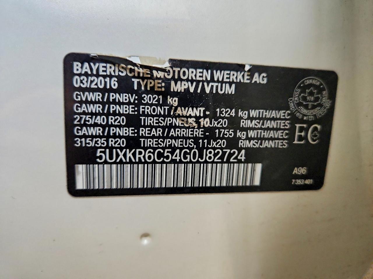 2016 BMW X5 xDrive50I - zdjęcie 14