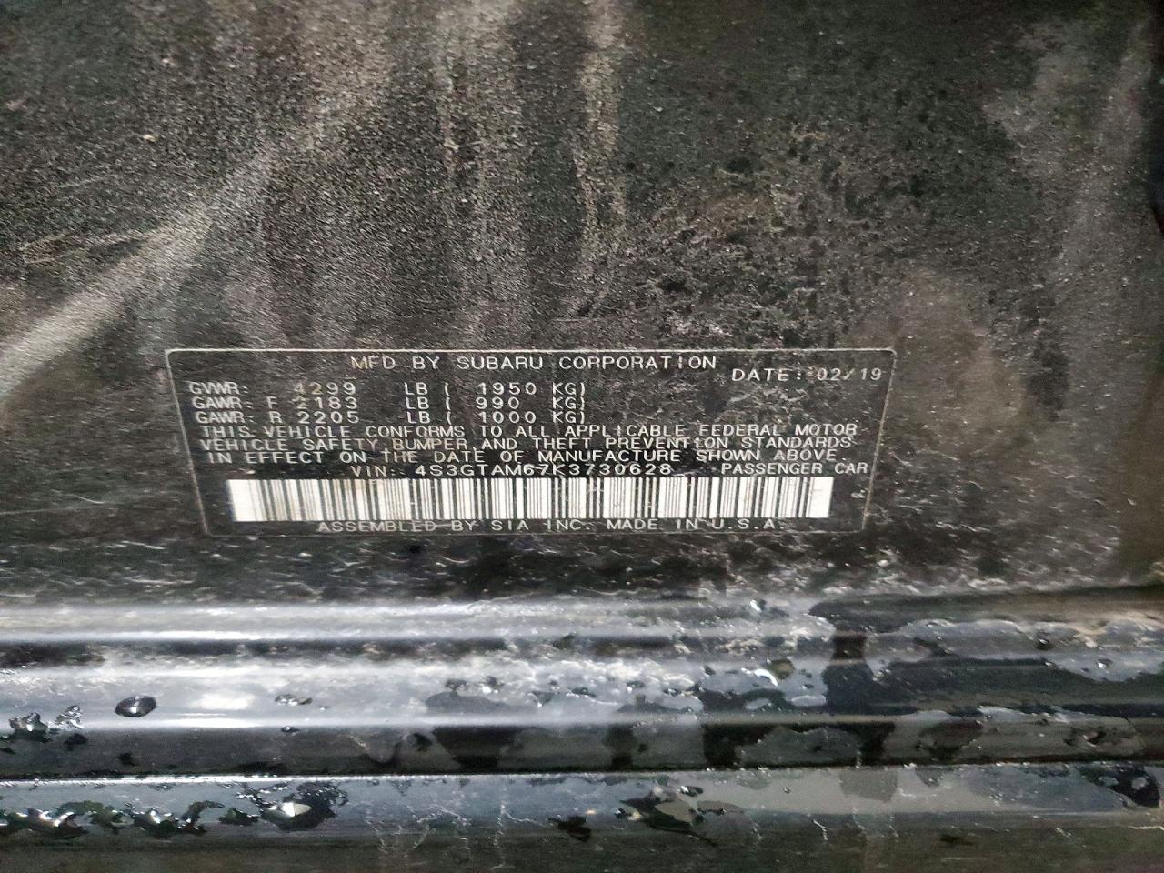 2019 Subaru Impreza Sport - zdjęcie 14