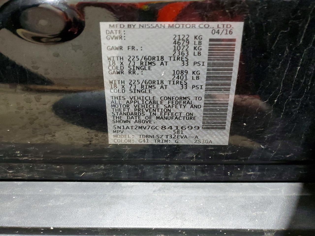 2016 Nissan Rogue Sl - zdjęcie 13