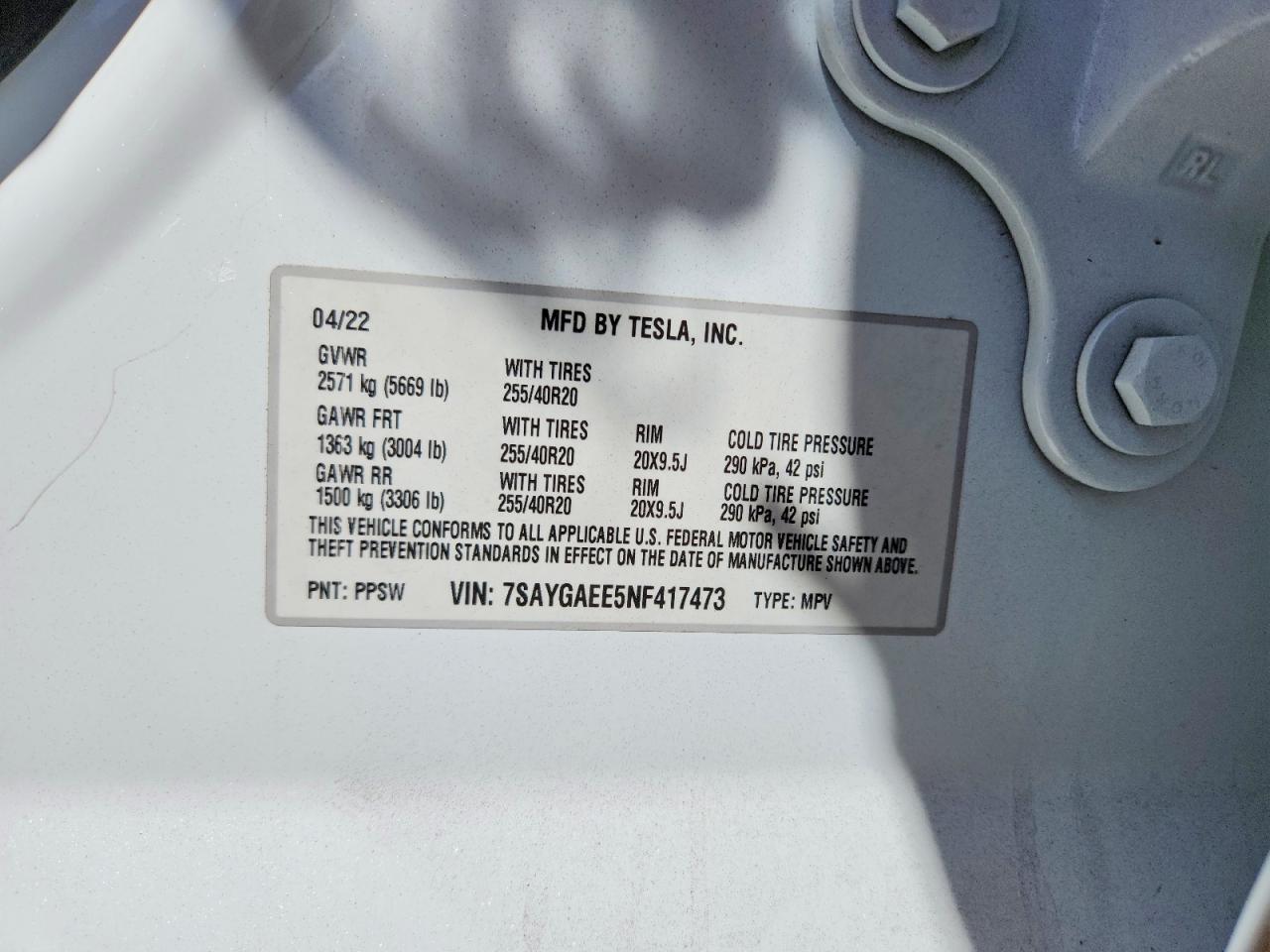 2022 Tesla Model Y - zdjęcie 12