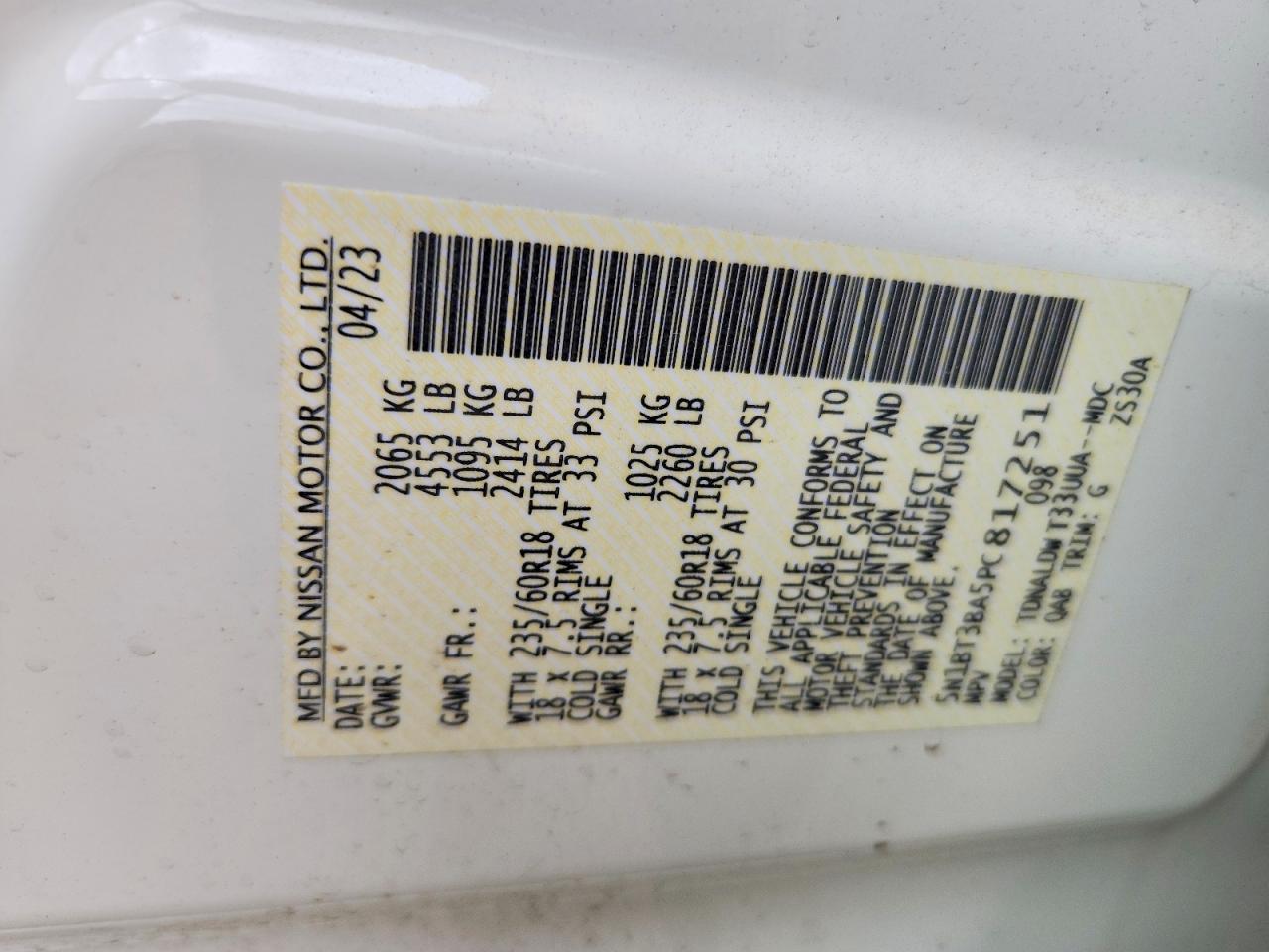 2023 Nissan Rogue Sv - zdjęcie 12