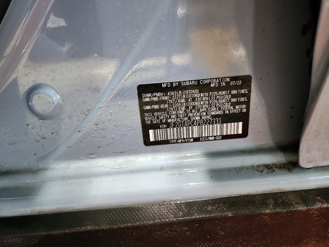 2023 Subaru Crosstrek Premium - zdjęcie 12