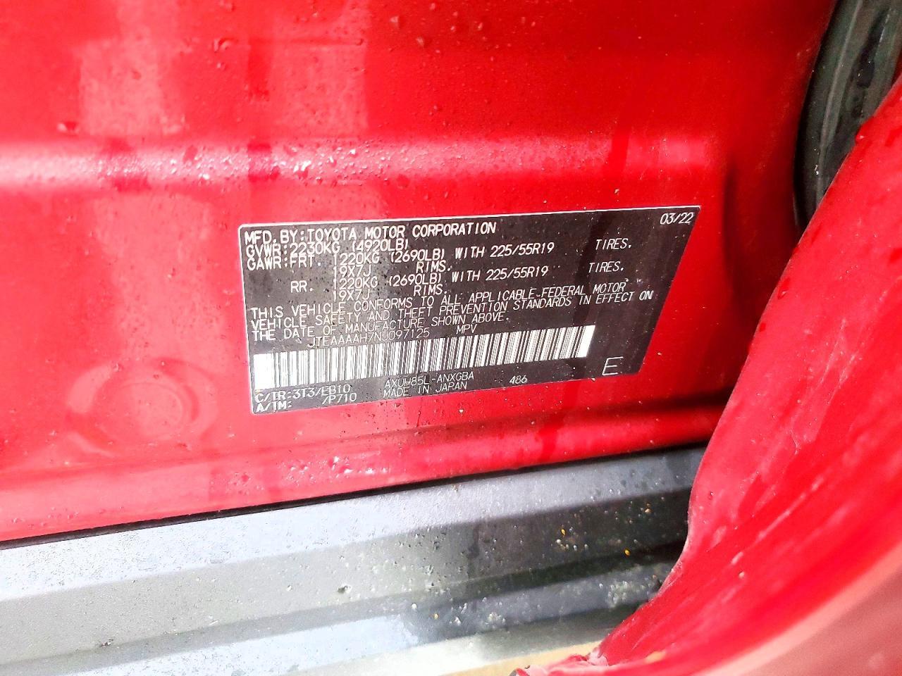 2022 Toyota Venza Xle - zdjęcie 14