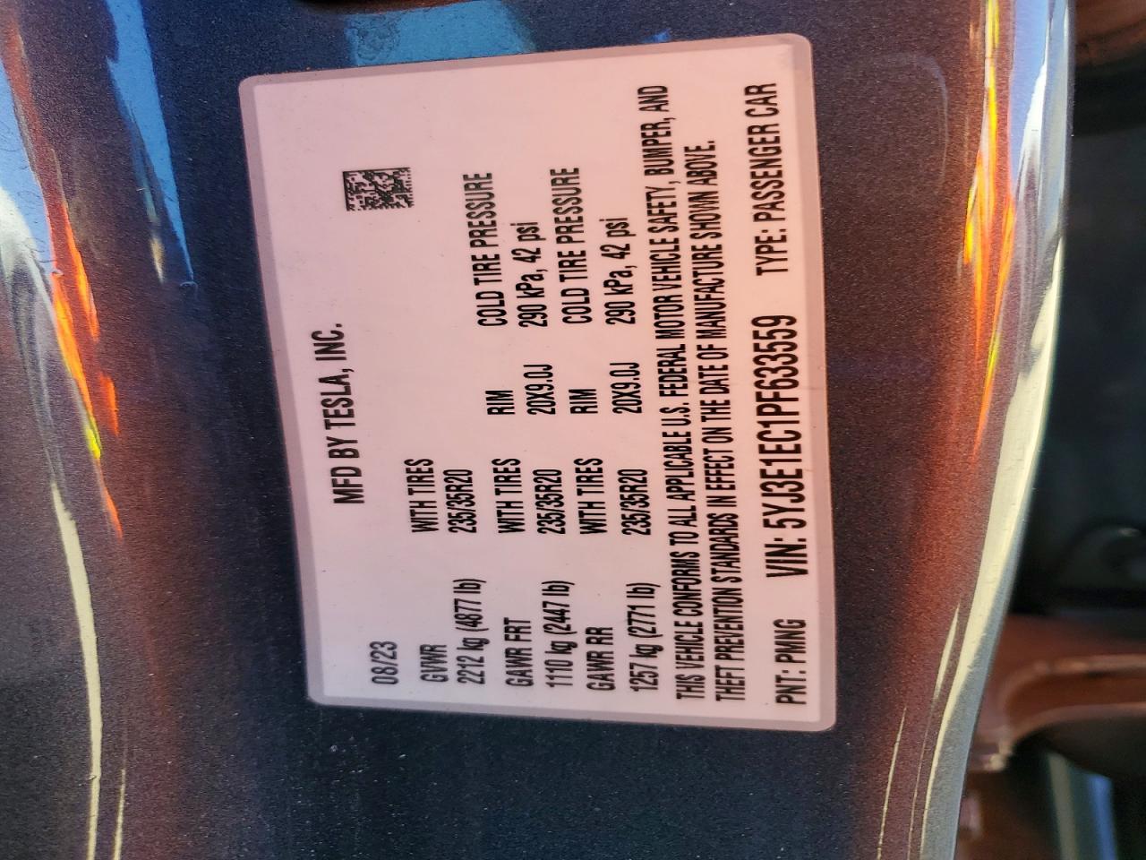 2023 Tesla Model 3 - zdjęcie 13