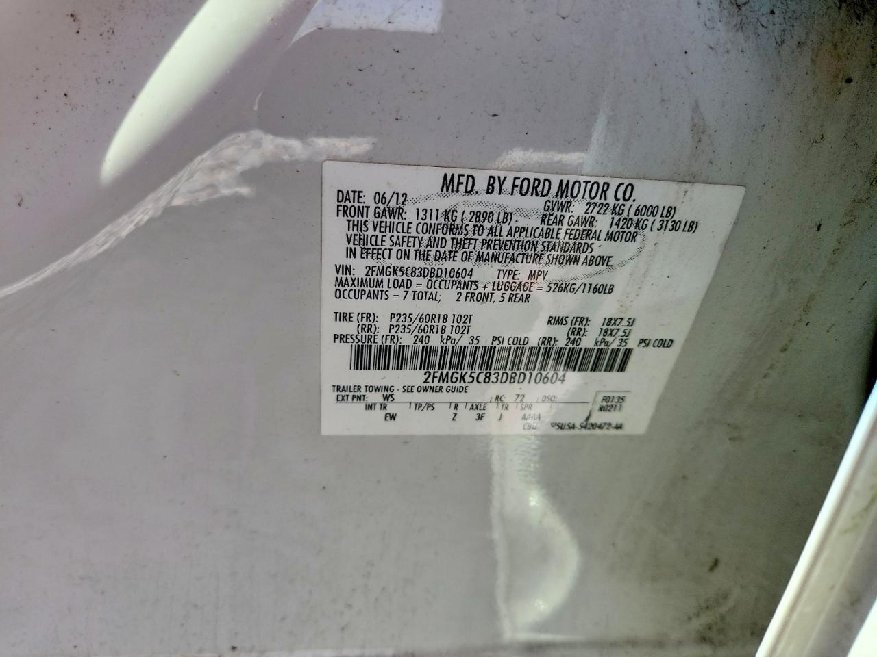 2013 Ford Flex Sel - zdjęcie 14