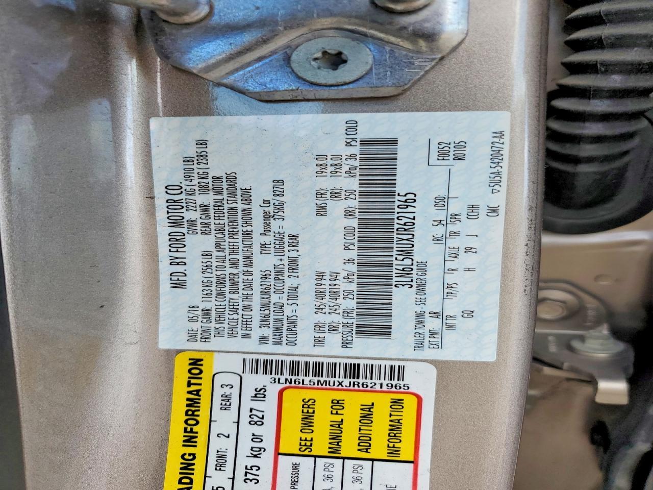 2018 Lincoln Mkz Hybrid Reserve - zdjęcie 12