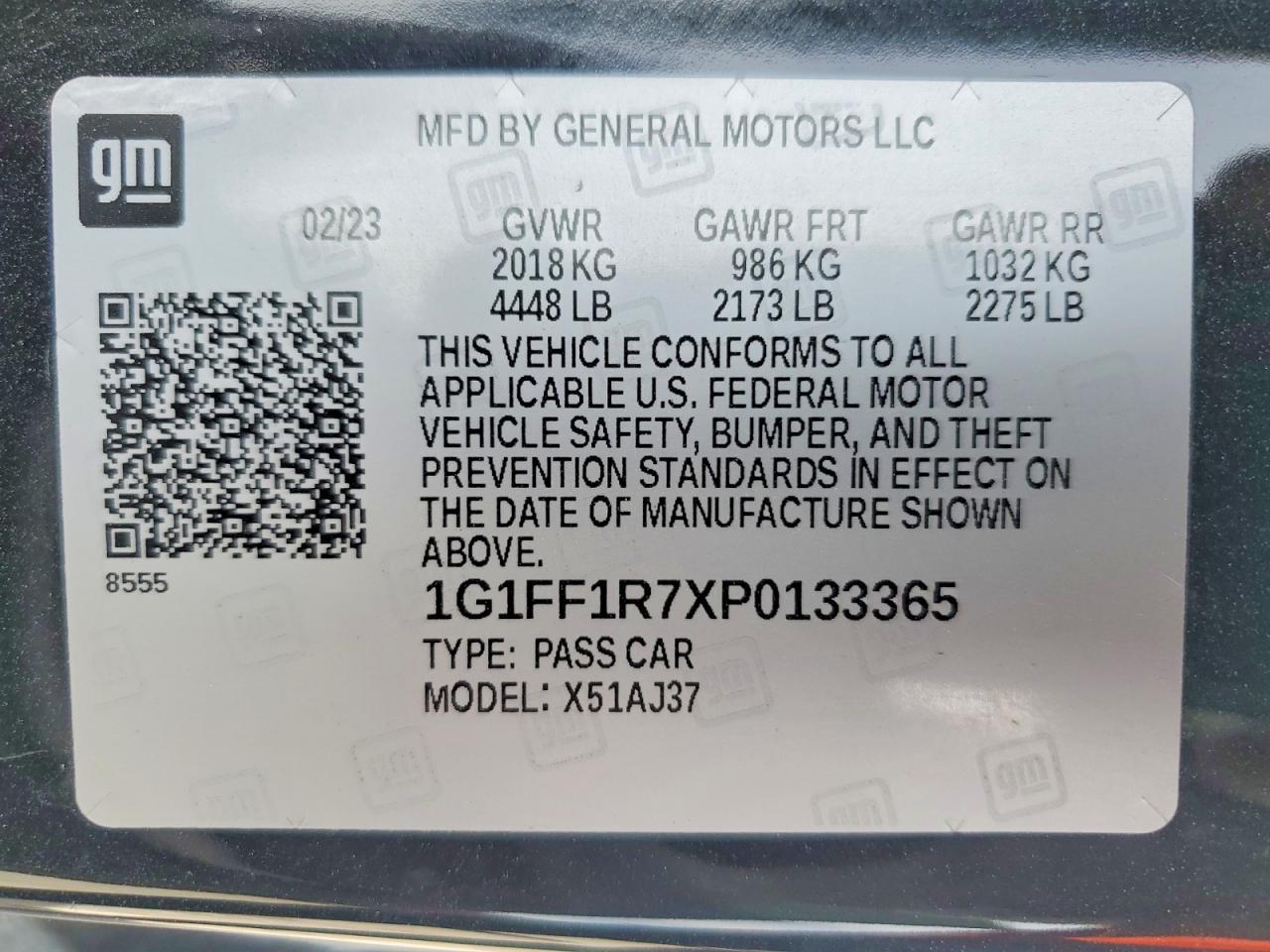 2023 Chevrolet Camaro Lt1 - zdjęcie 12