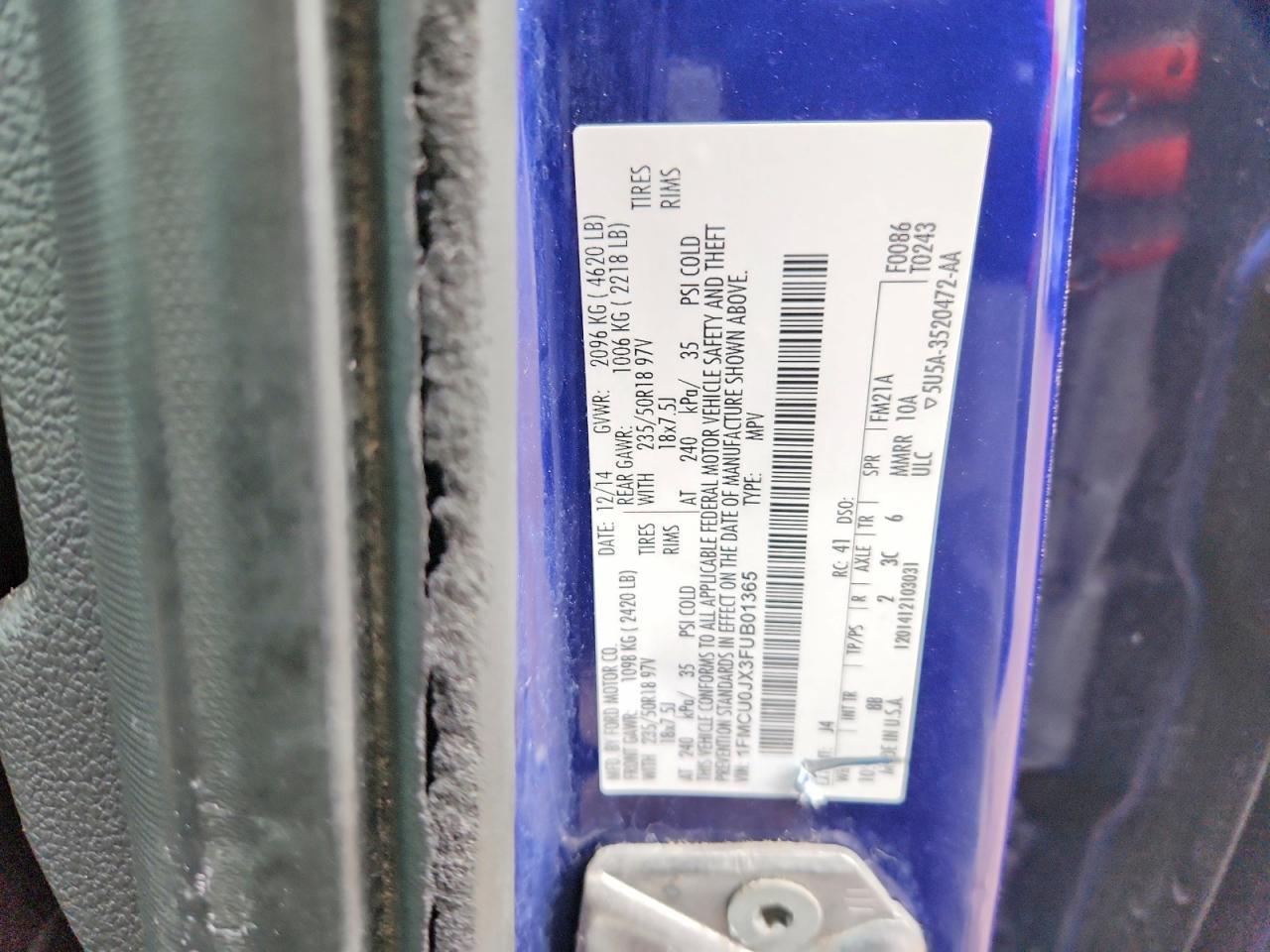 2015 Ford Escape Titanium - zdjęcie 12