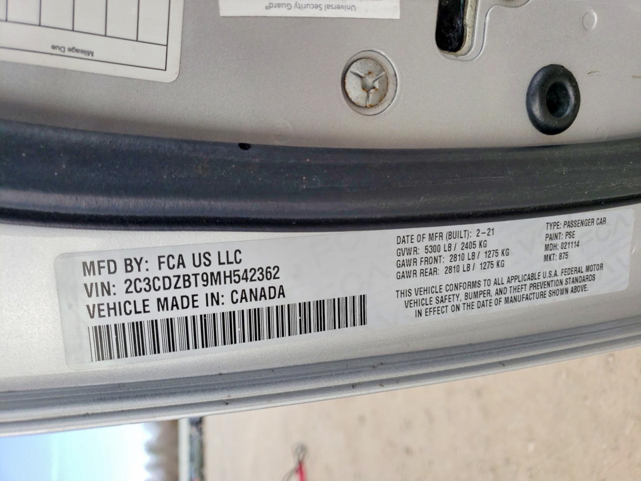 2021 Dodge Challenger R - zdjęcie 12