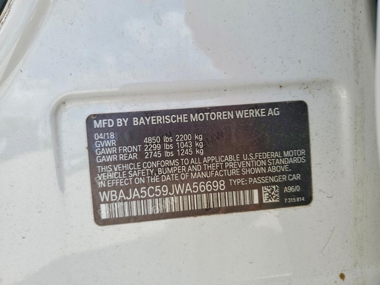 2018 BMW 530 I - zdjęcie 12