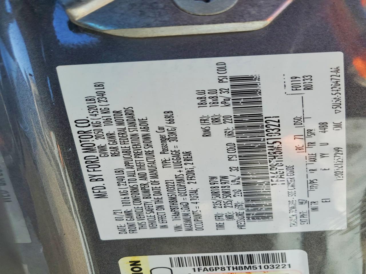 2021 Ford Mustang - zdjęcie 12