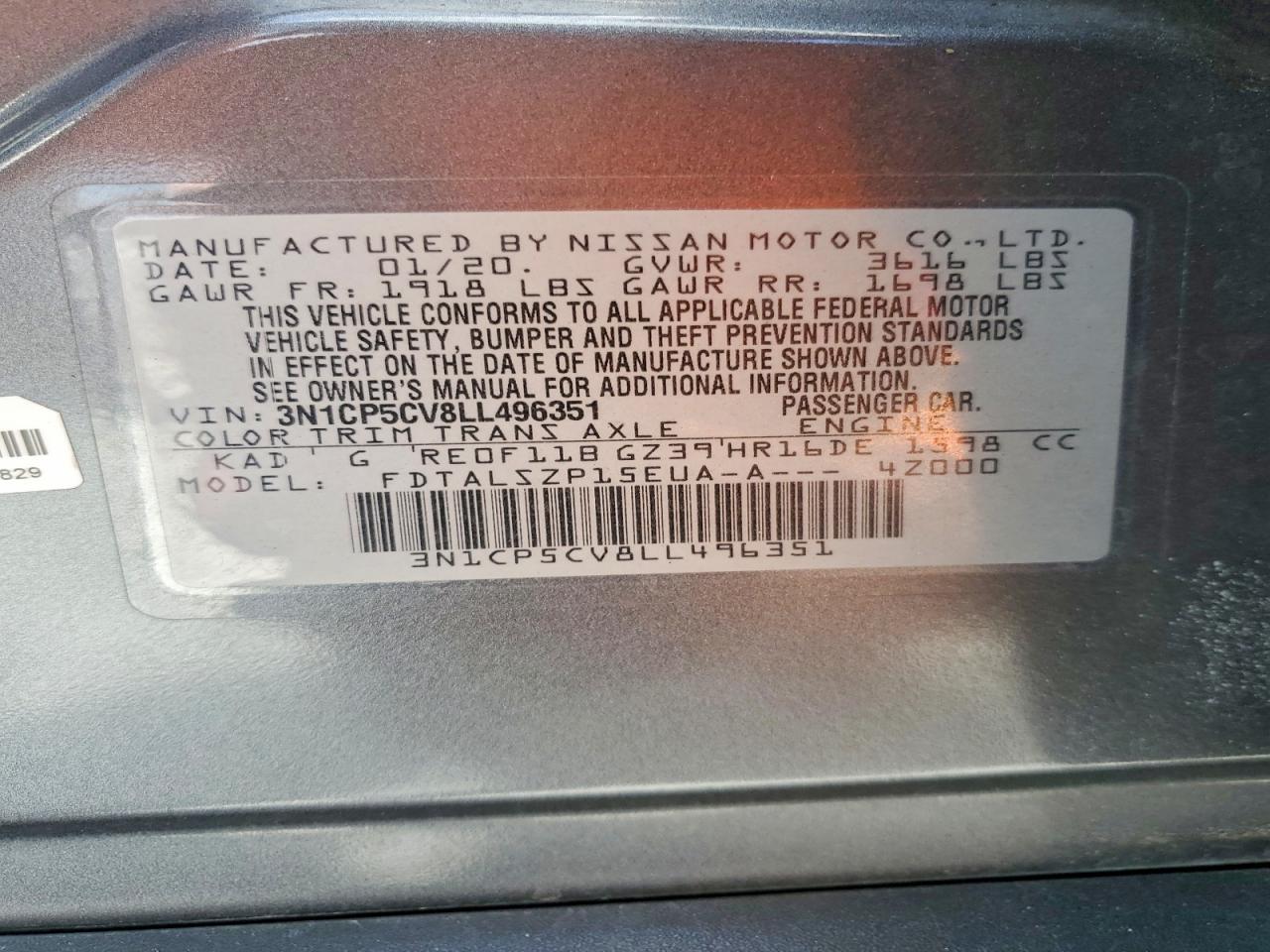 2020 Nissan Kicks Sv - zdjęcie 13