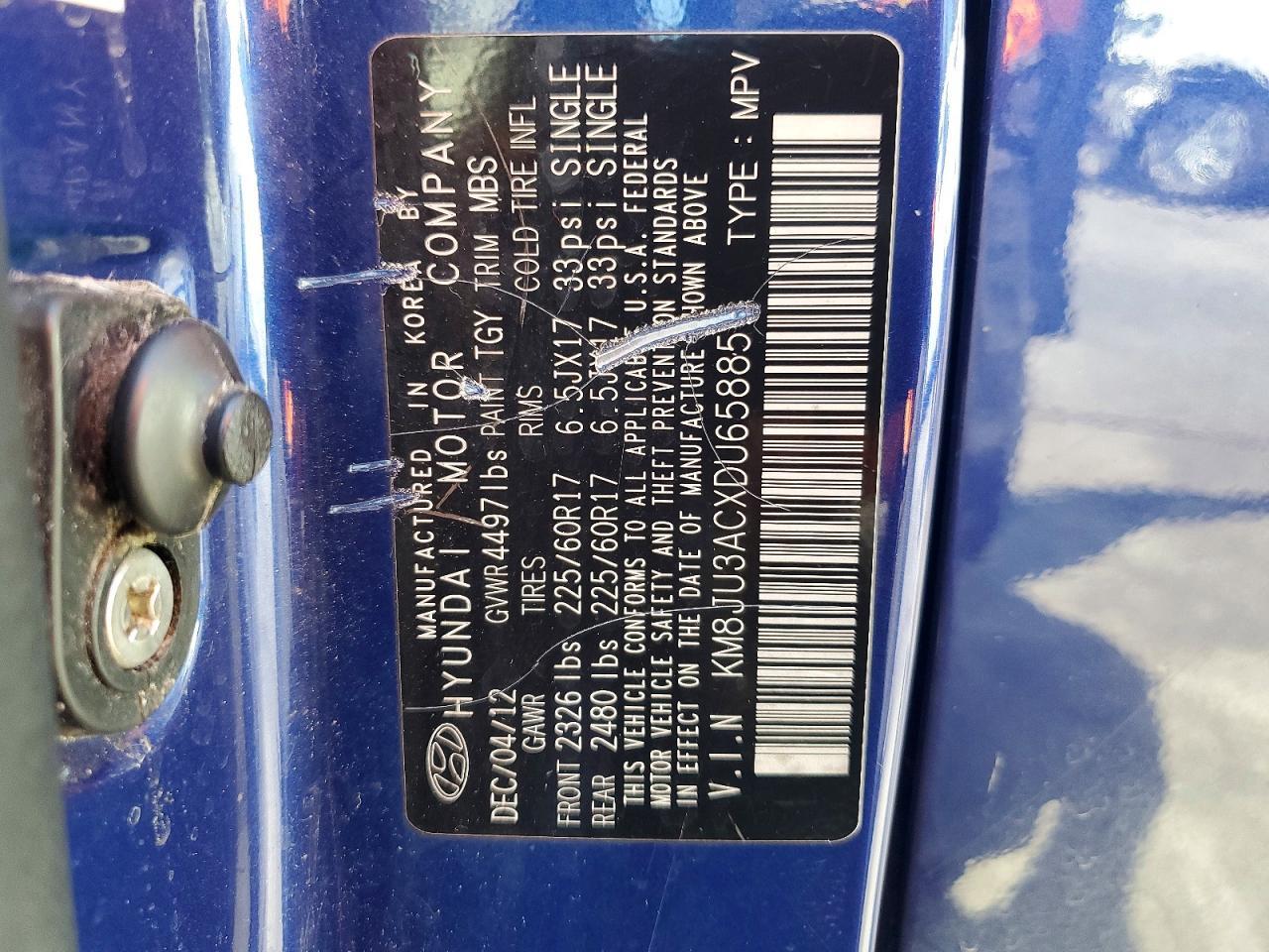 2013 Hyundai Tucson Gls - zdjęcie 13