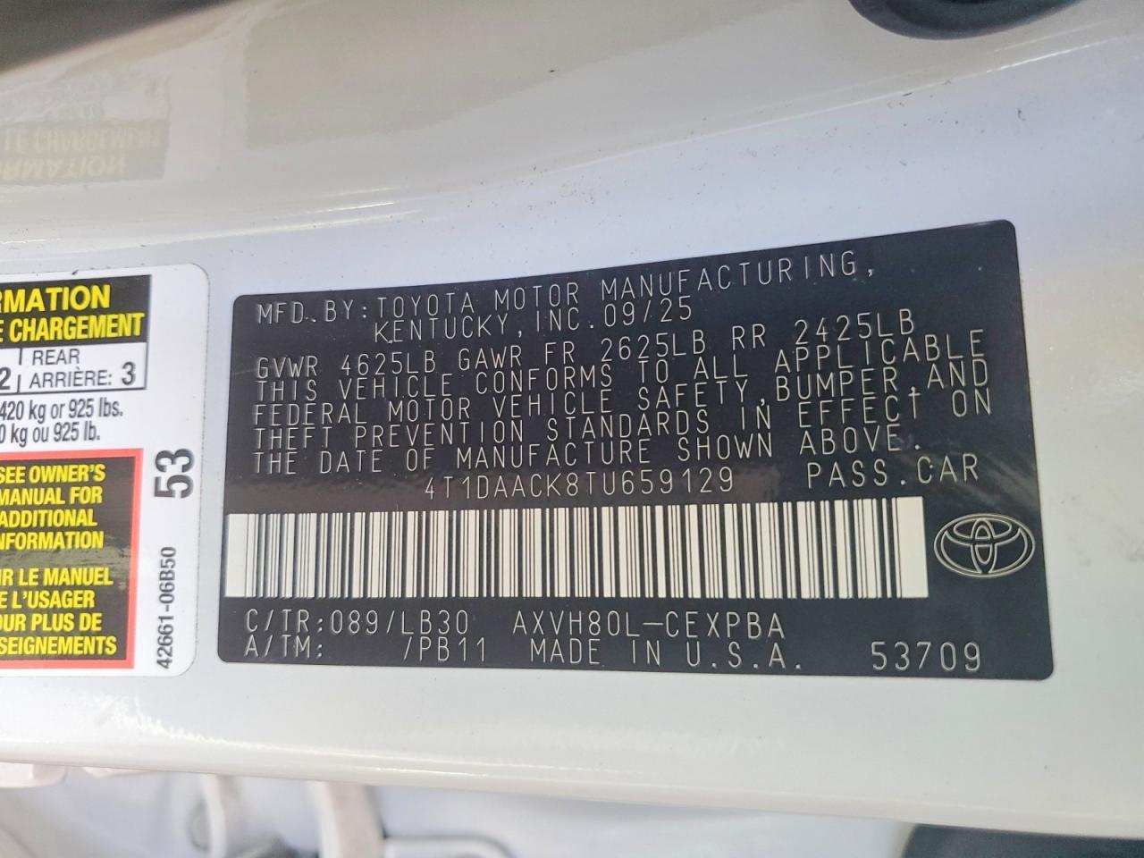 2026 Toyota Camry Xse - zdjęcie 12