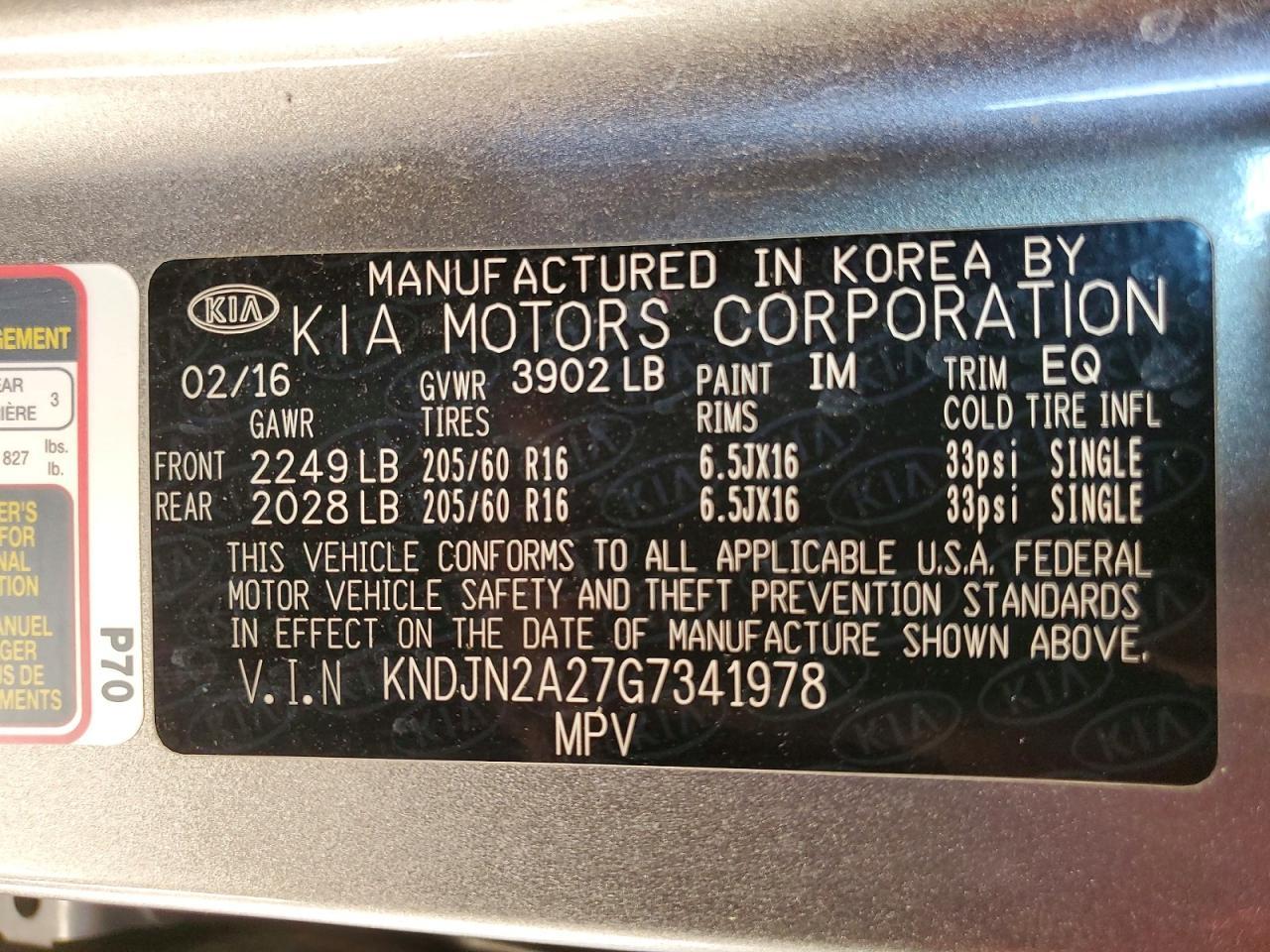 2016 Kia Soul Base - zdjęcie 12