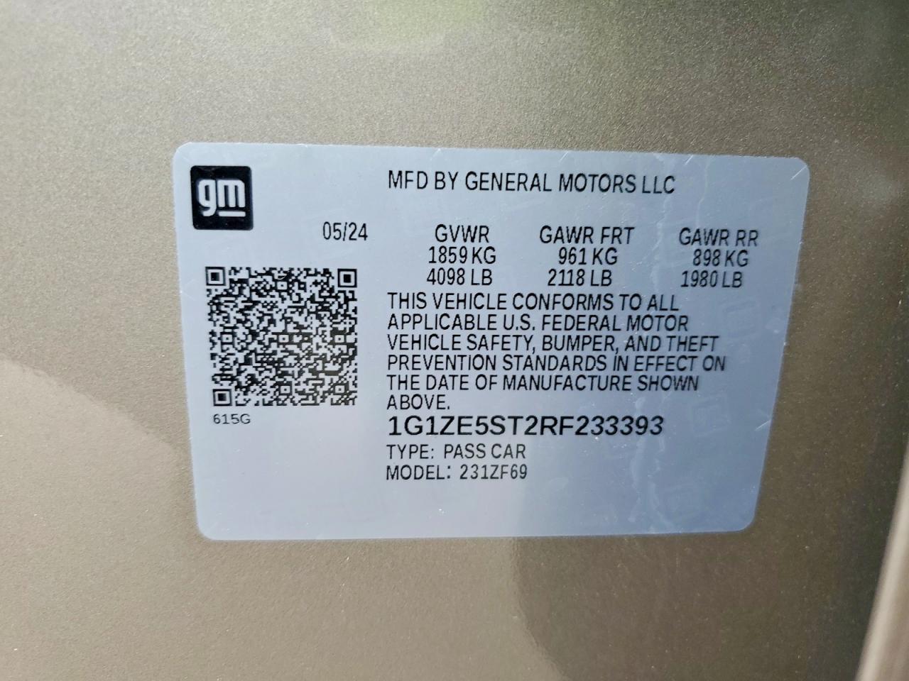 2024 Chevrolet Malibu Premier - zdjęcie 12