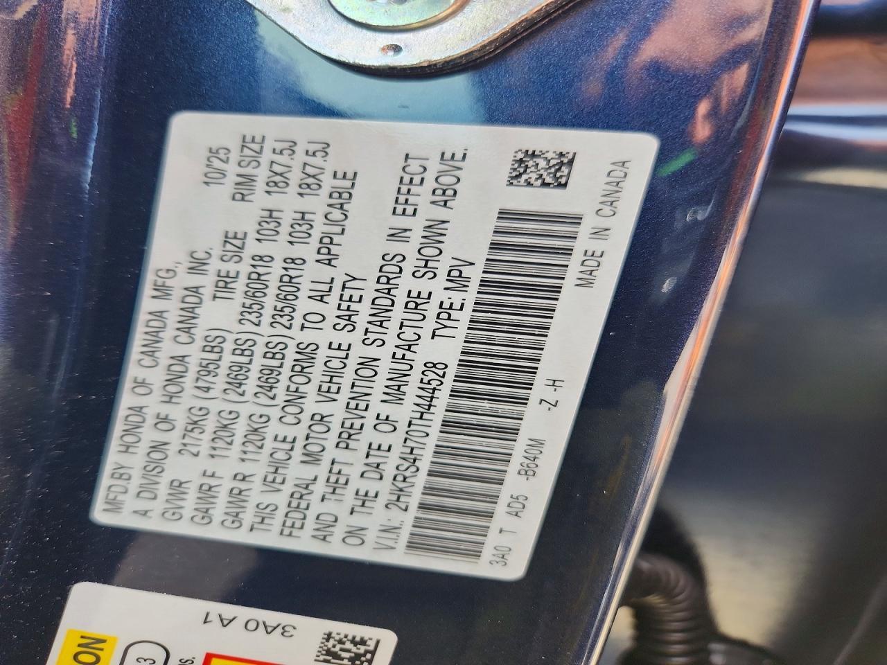 2026 Honda Cr-V Exl - zdjęcie 14