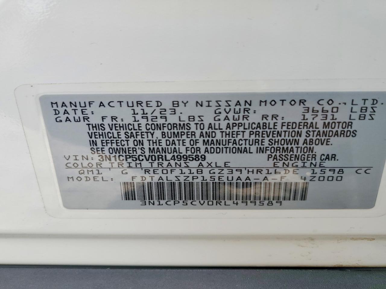 2024 Nissan Kicks Sv - zdjęcie 13