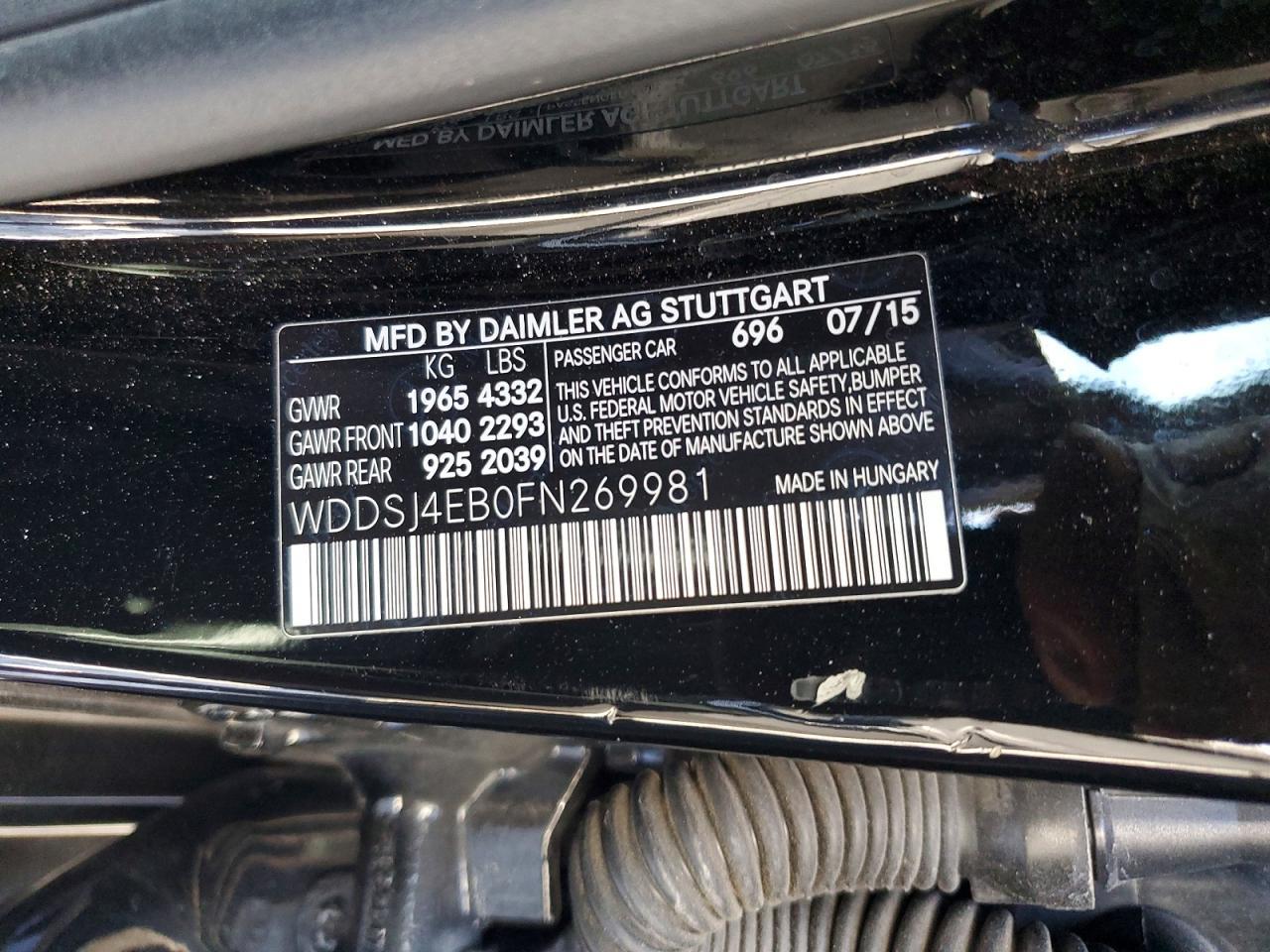 2015 Mercedes-Benz Cla 250 - zdjęcie 12