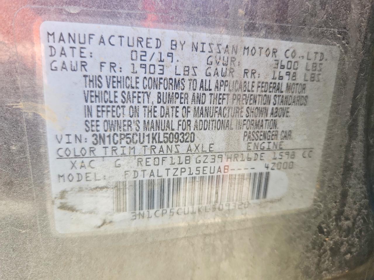 2019 Nissan Kicks Sr - zdjęcie 12