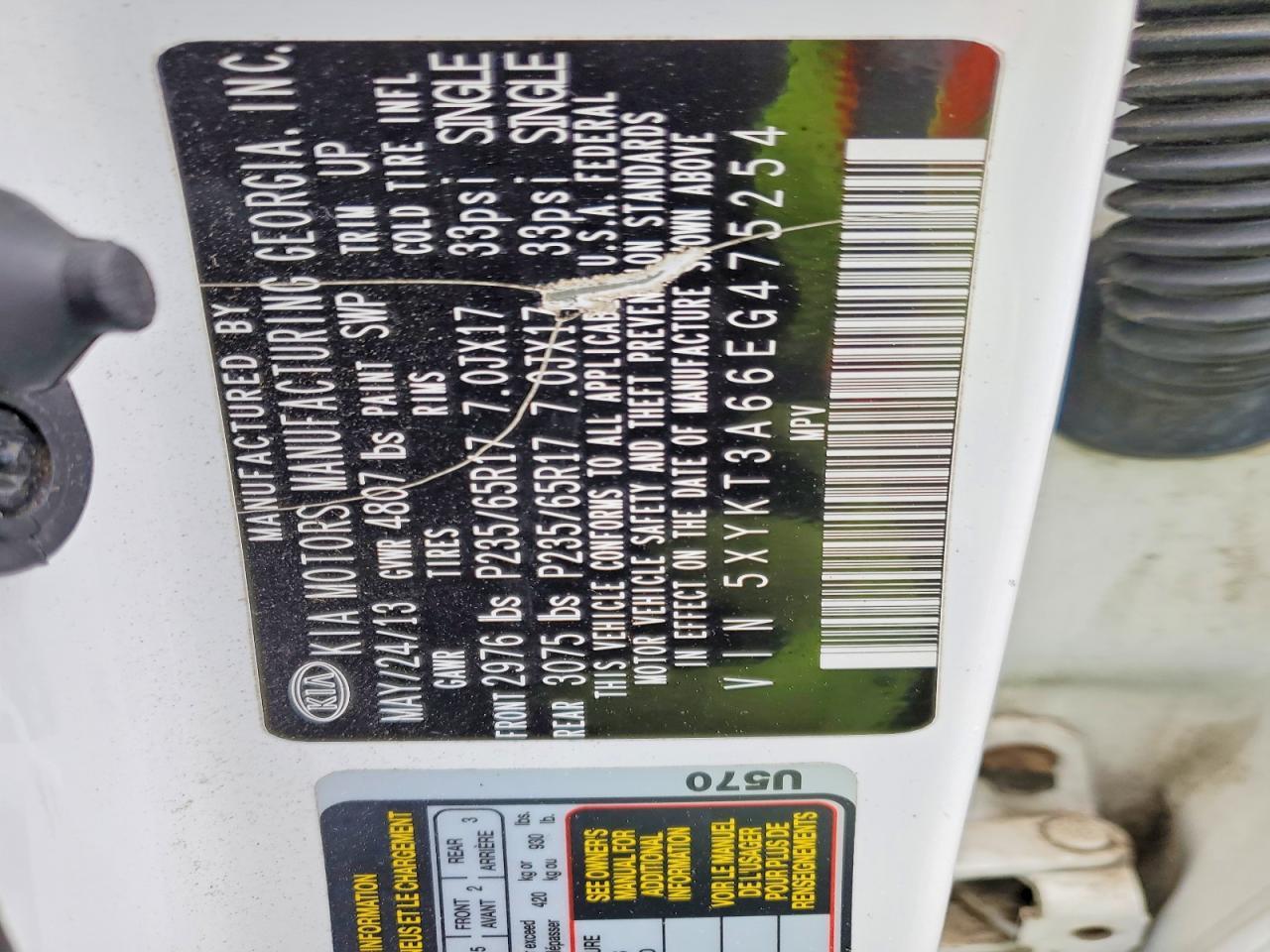 2014 Kia Sorento Lx - zdjęcie 12