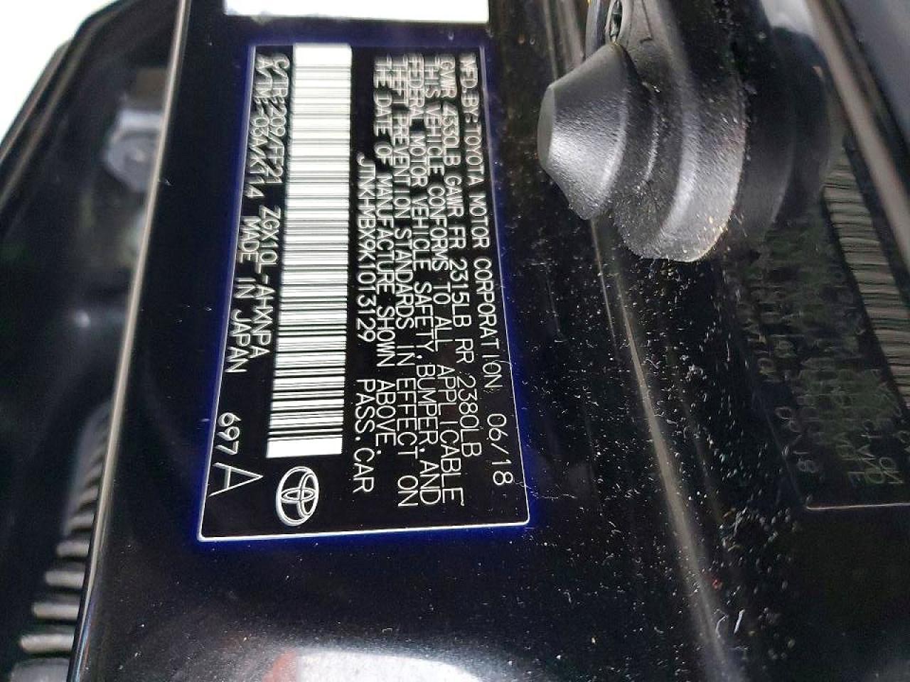 2019 Toyota C-Hr Xle - zdjęcie 12