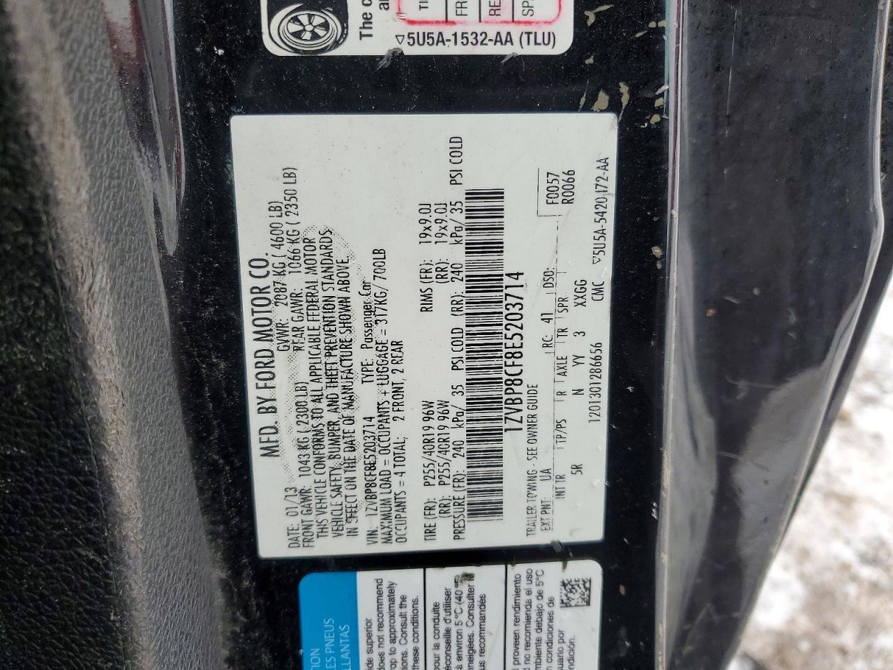 2014 Ford Mustang Gt - zdjęcie 12