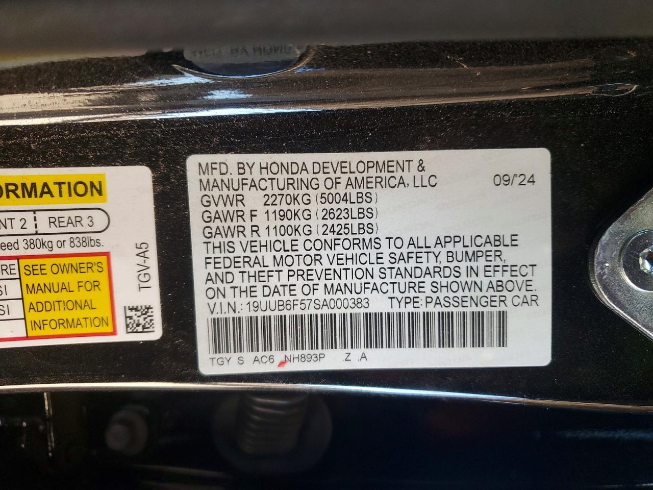 2025 Acura Tlx A-Spec - zdjęcie 12