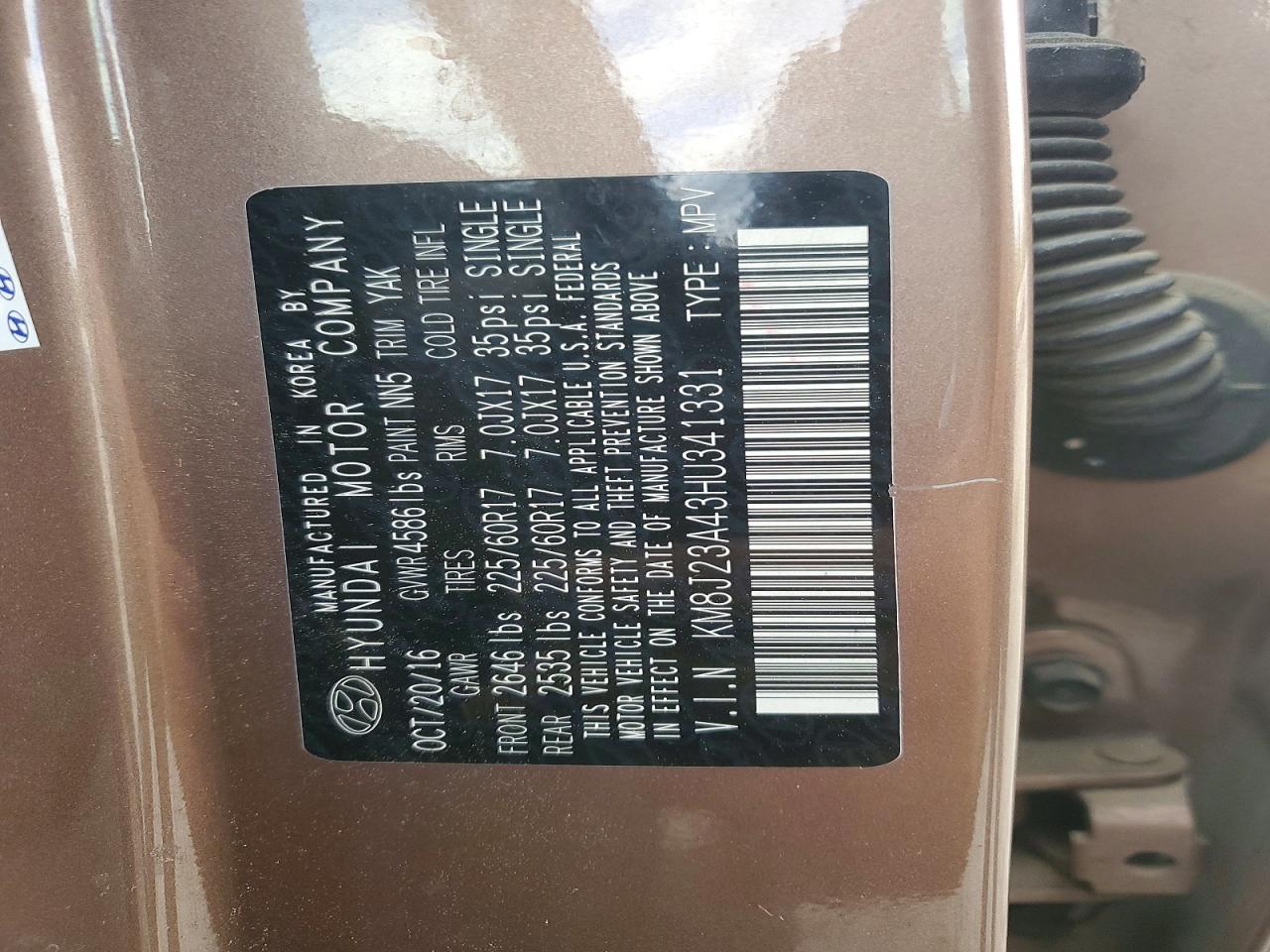 2017 Hyundai Tucson Se - zdjęcie 13